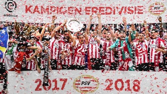 Olanda, festa Psv: schianta l'Ajax e conquista lo scudetto numero 24