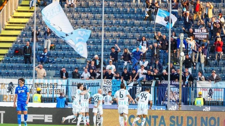 L’Entella s’illude con Guiu. Non sferra il colpo del ko e l’Empoli riesce a salvarsi