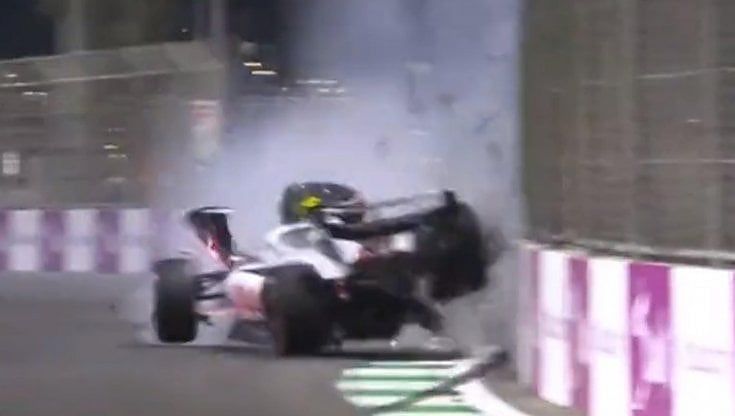 Mick Schumacher, che botto: un milione di dollari di danni alla Haas per l'incidente in Arabia Saudita