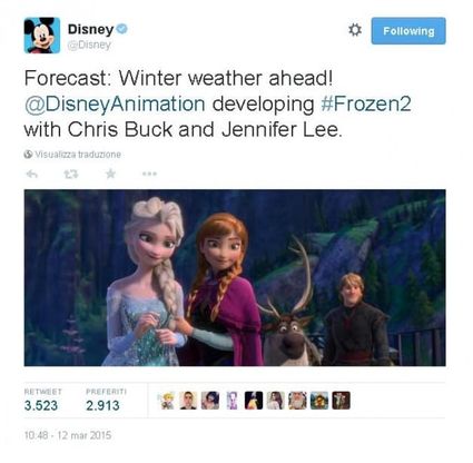 E' ufficiale #Frozen2: l'annuncio è social