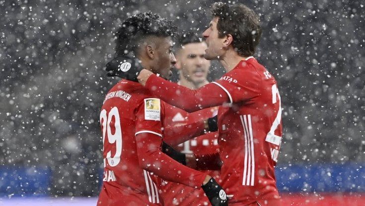 Bundesliga, il Bayern piega l'Hertha e vola a +10 sul Lipsia