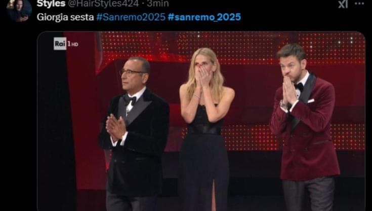 Sanremo 2025, l'ironia social sulla finale: "Giorgia sesta è uno shock", "Fru assurdo, ma giusto"