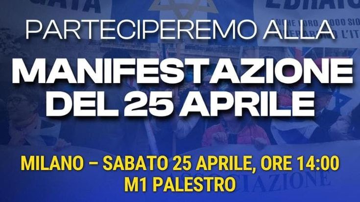 Sorpresa a Milano, i giovani di Forza Italia sfilano per il 25 aprile: “Momento di unità nazionale”