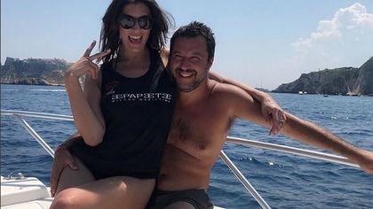 Matteo Salvini in vacanze alle Tremiti con Elisa Isoardi