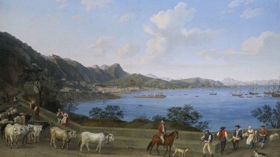 Quel quadro di Hackert del porto di Salerno ritrovato a Londra