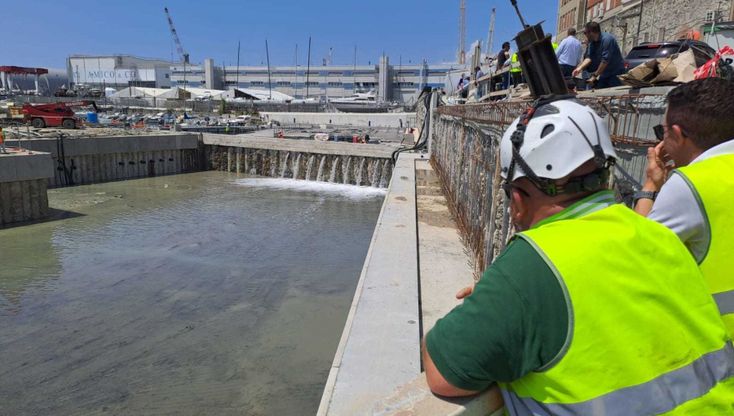 Waterfront Genova: la prima acqua nel canale, navigabile per Ocean Race 