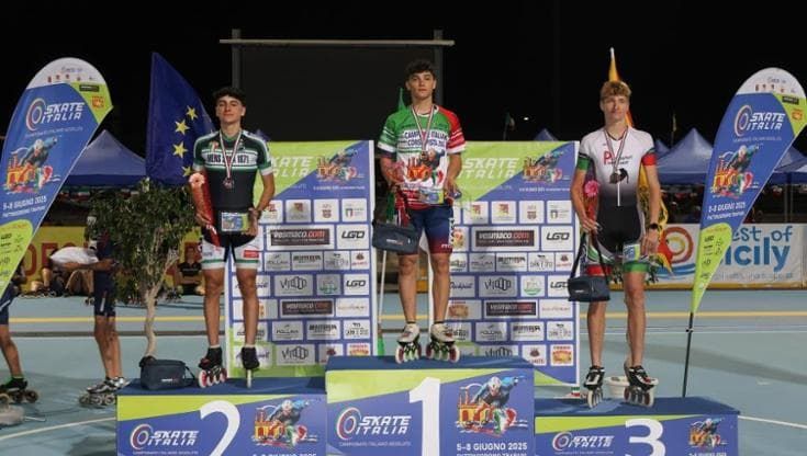 Pattinaggio Corsa protagonista a Trapani. Assegnati i titoli Pista 2025