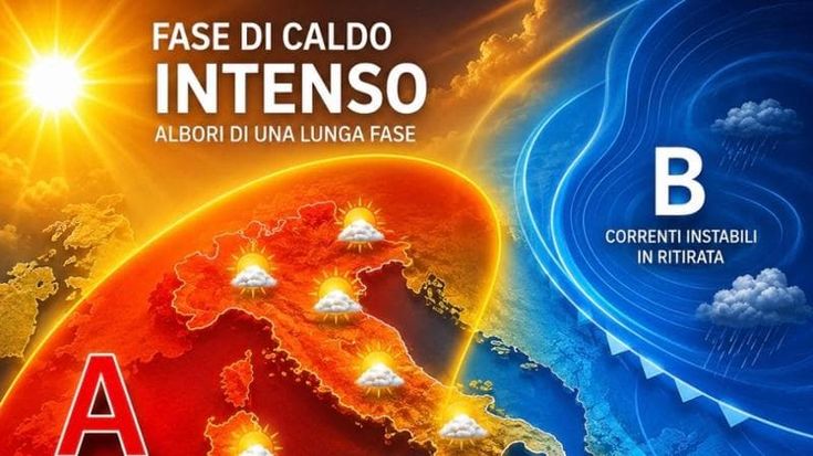 Previsioni meteo, arriva l’anticiclone: al via una lunga fase di caldo sull’Italia