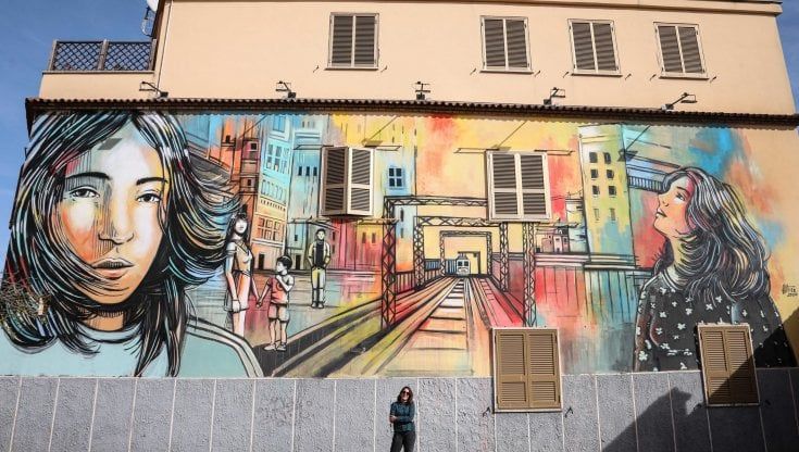 Street art, a Roma il nuovo murale di Alice Pasquini