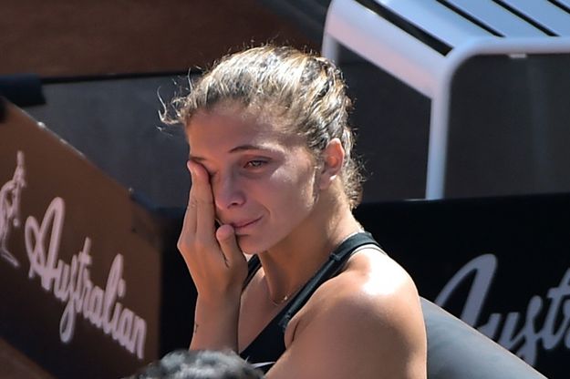 Tennis, Internazionali di Roma: le lacrime di Sara