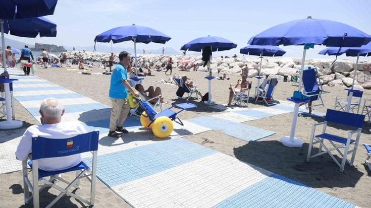 Mappatella beach, la spiaggia ritorna accessibile per tutti