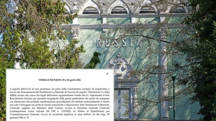 Biennale, il verbale degli ispettori del Mic. Il padiglione russo chiuso al pubblico per le sanzioni