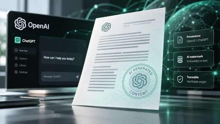 OpenAI inserirà un watermark invisibile nei testi generati da ChatGpt