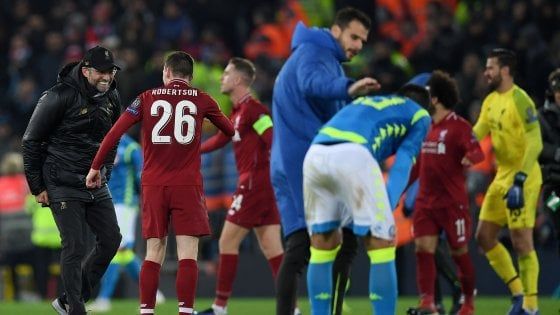 Liverpool-Napoli 1-0: decide Salah, azzurri fuori tra i rimpianti 