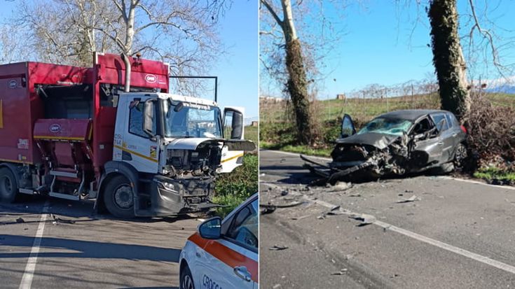 Prenestina, scontro con camion dell’Ama: muore una donna a bordo di un’auto