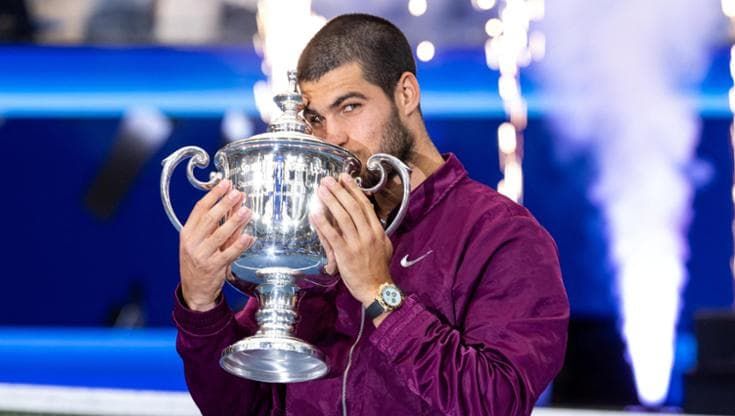 Riecco Alcaraz. In campo dopo 133 giorni nel doppio misto con Serena Williams agli Us Open