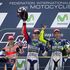 MotoGp, la festa del podio ad Aragon