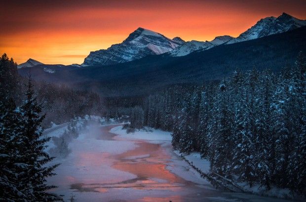 Canada Neve e colori. Il trionfo del gelo nel Parco di Banff