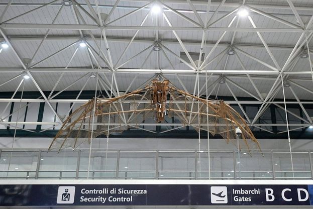 "Le ali di Leonardo": a Fiumicino in mostra macchine e disegni