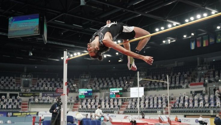Atletica, Tamberi sempre più in alto: 2,35 ad Ancona, mondiale stagionale