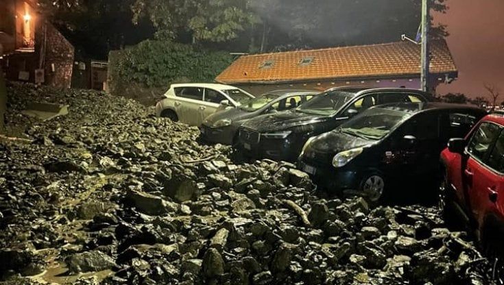 Maltempo, nuova frana a Blevio chiusa la provinciale Lariana
