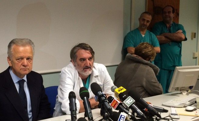 Bersani ricoverato a Parma<br />operato per quasi 5 ore