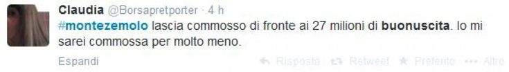 Buonuscita Montezemolo con sconti su Fiat: Twitter si scatena