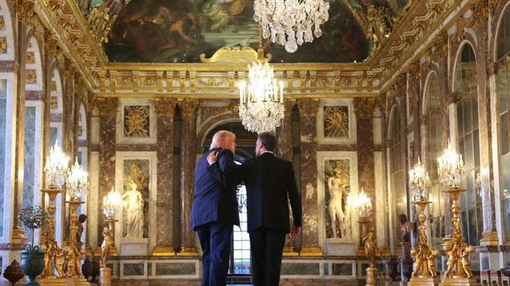 Da Evian a Versailles Macron incassa il successo: “Ue e Usa di nuovo unite”