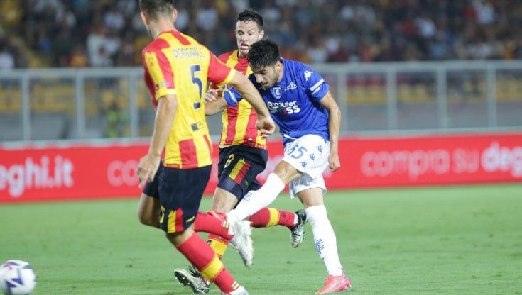 Lecce-Empoli 1-1, Strefezza risponde a Parisi