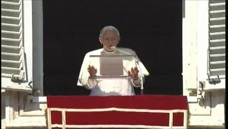 Benedetto XVI, l'Angelus di ieri