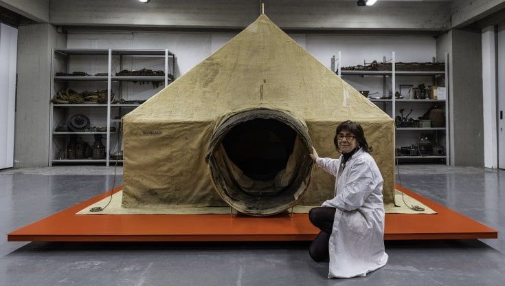Torna in mostra la Tenda Rossa: rifugio nel mar Glaciale Artico allo schianto del Dirigibile Italia del 1928 dell'esploratore Nobile