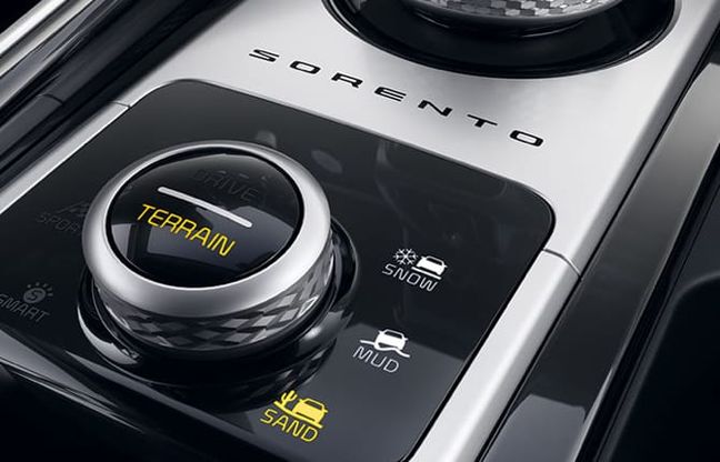 Kia Sorento, fango neve o sabbia sono uguali con "Terrain mode"