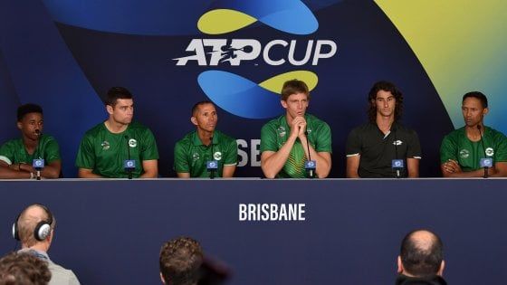 Tennis, parte l'Atp Cup: subito Italia-Russia, Fognini sfida Medvedev
