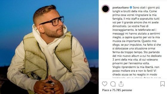Rocco Hunt ci ripensa e torna in pista: “Non avrei potuto abbandonare la musica”