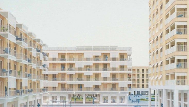 Orti condominiali e stanze flessibili per l'edilizia sociale