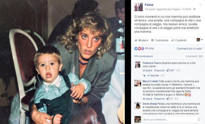 Milano, da Fedez a Belen: la festa della Mamma dei famosi è social