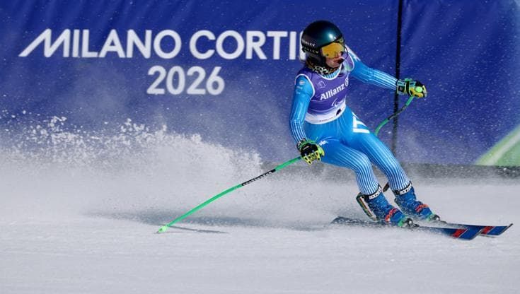 Chiara Mazzel prima medaglia azzurra alle Paralimpiadi: argento nella discesa libera