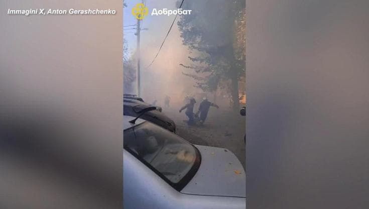 Ucraina, le immagini dell'attacco all'ospedale di Sumy