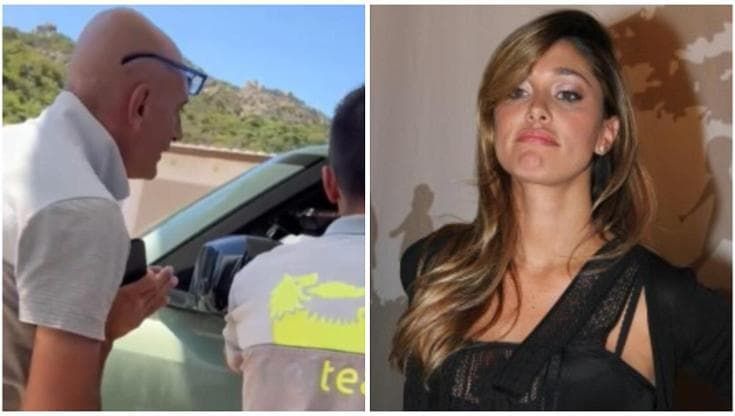 Porto Cervo, Belen col suv in un'area interdetta: il benzinaio la richiama e lei lo insulta