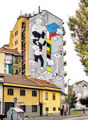 I muri di Millo. La street art &egrave; in bianco e nero