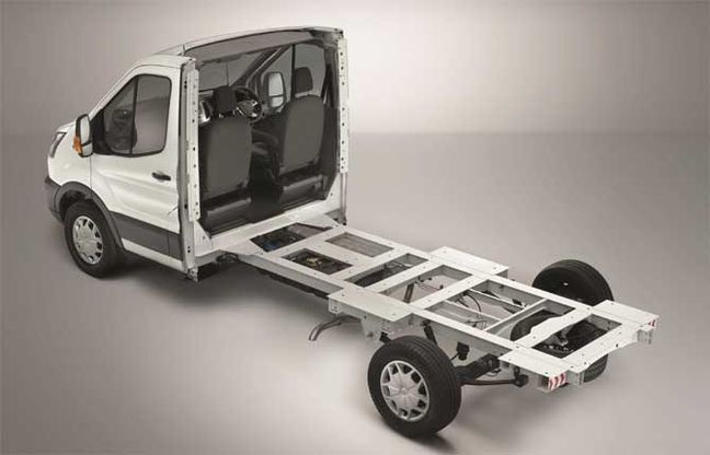 Ford a tutto campo: ecco il nuovo Transit Skeletal