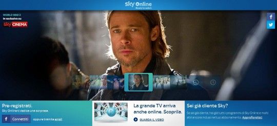 Sky Online, c'&egrave; anche lo streaming: film, serie tv e sport su pc, tablet e smart tv