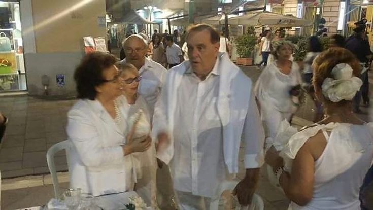 Benevento, la cena in bianco di Mastella 