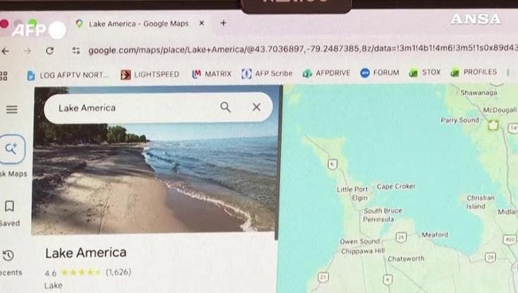Google cambia su maps "lago Ontario" in "lago America", ma solo negli Usa