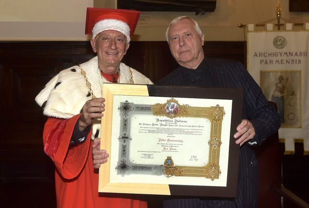 Peter Greenaway prof ad honorem dell'università di Parma