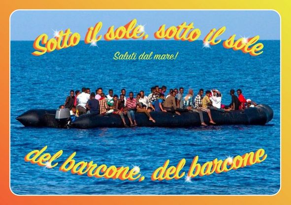 Migranti: "Solo in cartolina", la campagna di denuncia contro i morti in mare