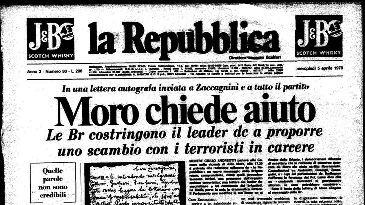 Sequestro Moro, il Parlamento risponde no al nuovo ricatto contro lo Stato