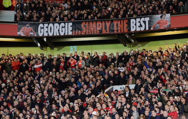 Old Trafford ricorda Best: ''George, Simply The Best'