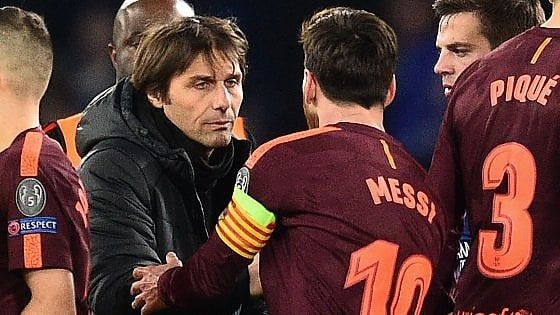 Champions, Chelsea-Barça 1-1: Messi rovina i piani di Conte