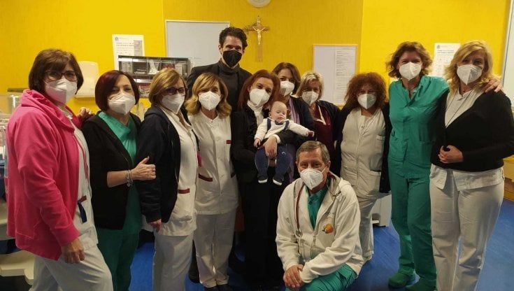 Il primo Natale di Francesco che pesava 610 grammi